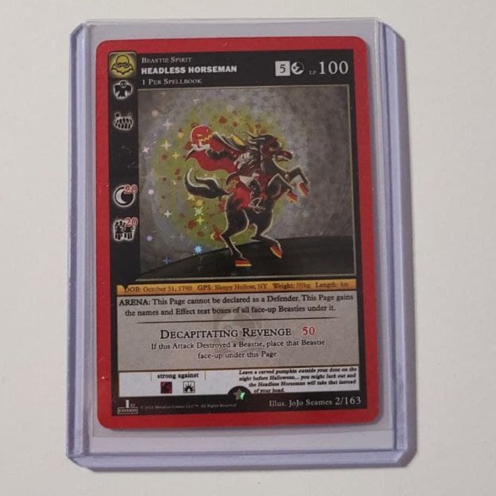 MetaZoo Nightfall 1st Edition Headless Horseman Holo 2/163